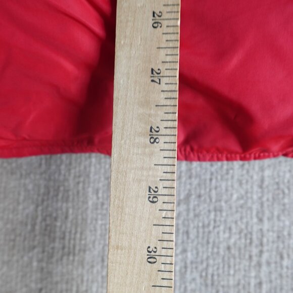 Vintage LL Bean Vest Large Red Puffer Quilted Down Filled Made in USA - Picture 10 of 13